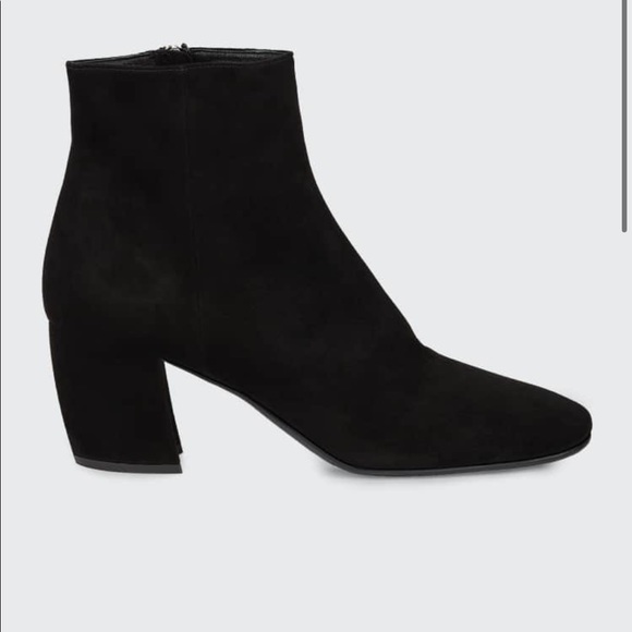 Prada Suede Zip Ankle Booties - Picture 6 of 7